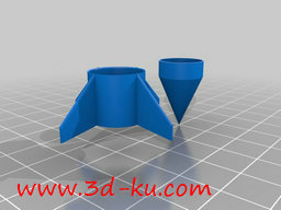 3D打印模型迷你火箭的图片