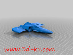3D打印模型太阳风战机的图片