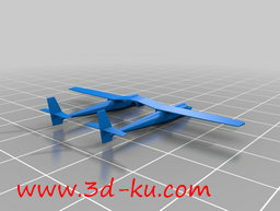 3D打印模型翅膀连在一起的飞机的图片
