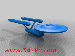 3D打印模型星舰企业号的图片