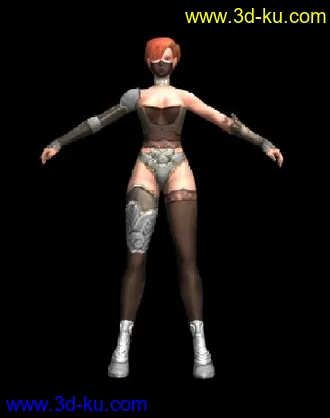 3D打印模型女战士的图片