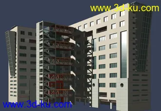 3D打印模型楼房的图片