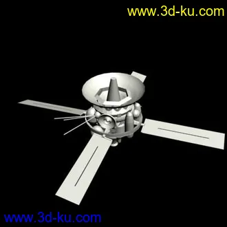 3D打印模型人造卫星的图片