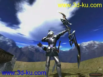 3D打印模型为了游戏作的低模（控制面数比较狠）冷兵器，凑个数吧，的图片