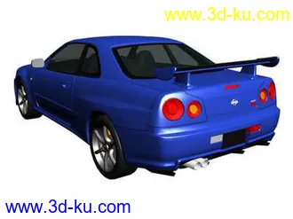 3D打印模型NISSAN_SKYLINE_GT-R的图片