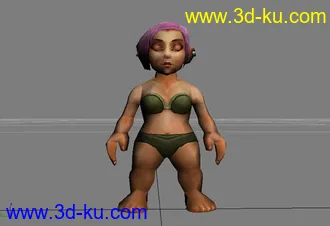 WOW人物模型第二弹！！目前的8大种族。的图片