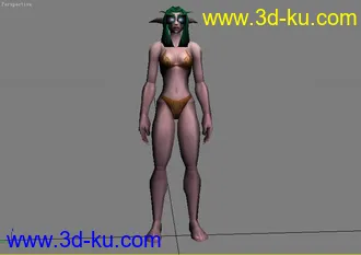 WOW人物模型第二弹！！目前的8大种族。的图片