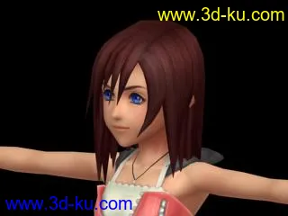 3D打印模型王国之心2人物…凯莉(长大的那个) 小女孩的图片
