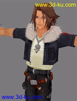 3D打印模型王国之心 艾瑞丝比比蒂法克劳德斯考尔的图片