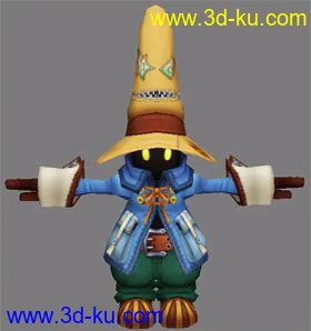 3D打印模型王国之心 艾瑞丝比比蒂法克劳德斯考尔的图片