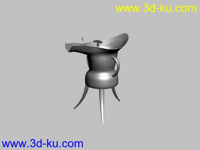 古代鼎、酒杯、坛子模型的图片1