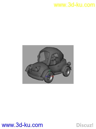 3D打印模型汽车 卡通02的图片
