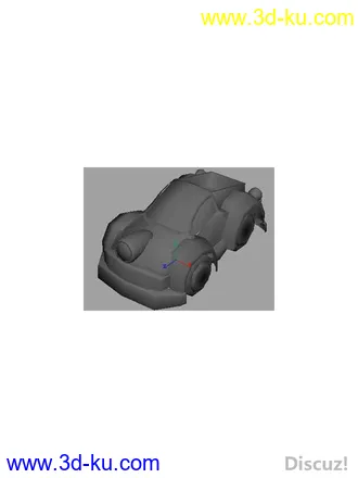 3D打印模型汽车卡通 04的图片