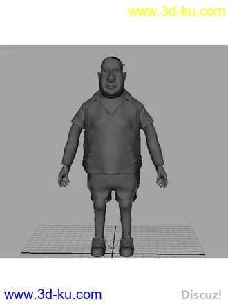 3D打印模型人物的图片