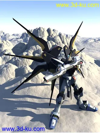 3D打印模型【PS3】【异世纪传说R】StrikeFreedom 强袭自由的图片