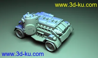 3D打印模型又一战车出炉！顺便求申请加精和评分！！的图片