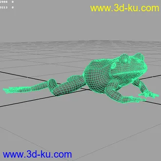 3D打印模型青蛙蹦蹦...的图片