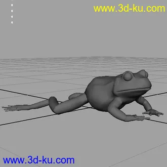 3D打印模型青蛙蹦蹦...的图片