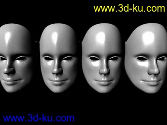 人面模型的图片
