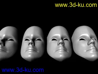 人面模型的图片