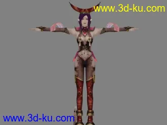 3D打印模型妲己的图片