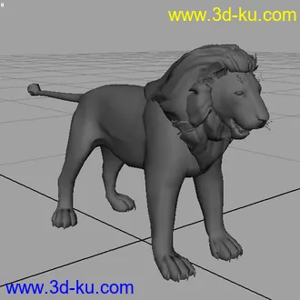 3D打印模型狮子.....的图片
