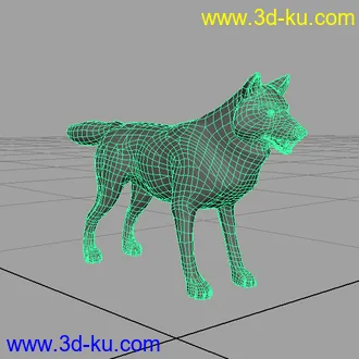 3D打印模型狼......的图片