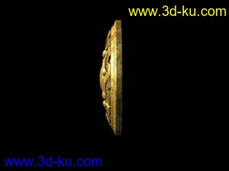 3D打印模型盾牌 有锈斑的盾牌的图片