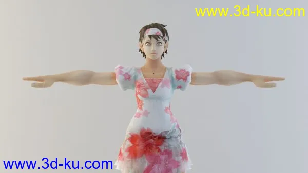 超级街头霸王4 樱  SSF4 Sakura 4模型的图片1