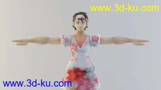 3D打印模型超级街头霸王4 樱  SSF4 Sakura 4的图片