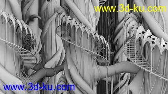 3D打印模型指环王-精灵树的图片