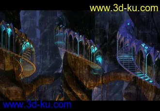 3D打印模型指环王-精灵树的图片