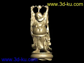 3D打印模型弥勒佛——最精的模 美国军方扫描仪扫的的图片