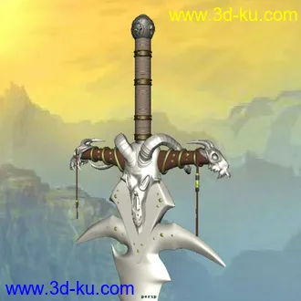 3D打印模型霜之哀伤的图片