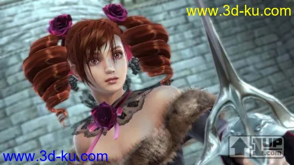 灵魂能力4 刀魂4  Soul Calibur IV amy 内含破碎衣服模型的图片2