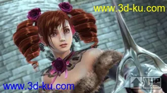 3D打印模型灵魂能力4 刀魂4  Soul Calibur IV amy 内含破碎衣服的图片