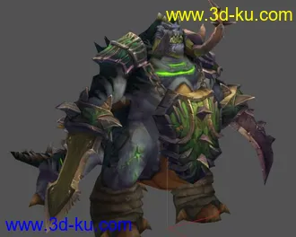 3D打印模型魔兽世界超酷的布鲁塔卢斯模的图片
