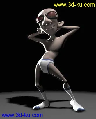 3D打印模型老外的经典绑定的图片