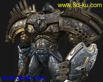 超酷的banshen大战士模型，带高光法线的图片