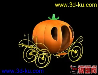 3D打印模型南瓜马车的图片