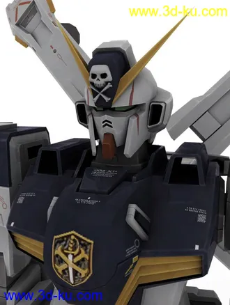 3D打印模型【PS3】【异世纪传说R】Crossbone-X1 海盗高达X1的图片