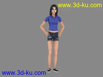 3D打印模型发一个漂亮的女孩的图片