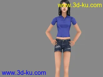 3D打印模型发一个漂亮的女孩的图片