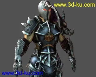 3D打印模型犄角战士的图片