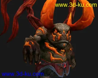 aion怪物侏儒炎魔模型的图片