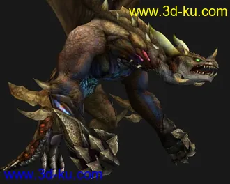 龙人怪模型的图片