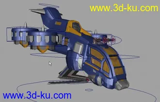 3D打印模型绑定的飞船的图片