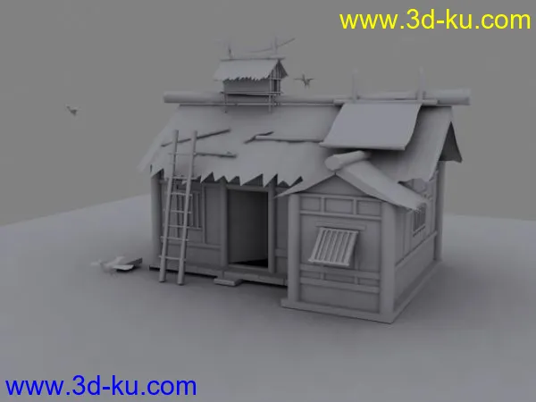 农家小屋模型的图片1