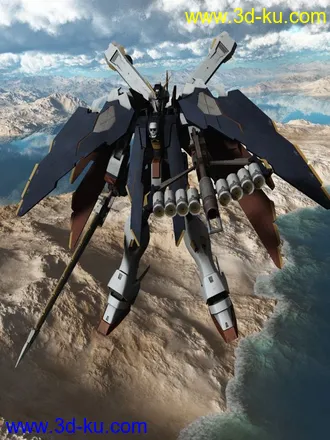 3D打印模型【PS3】【异世纪传说R】Crossbone-X1 Full Cloth 海盗高达X1 Full Cloth的图片