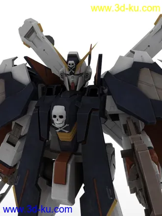 3D打印模型【PS3】【异世纪传说R】Crossbone-X1 Full Cloth 海盗高达X1 Full Cloth的图片